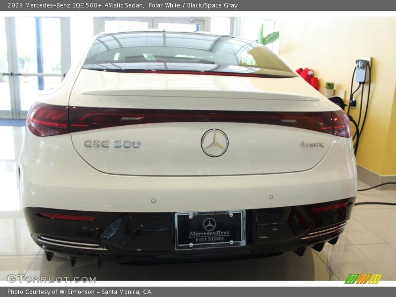 Polar White / Black/Space Gray 2023 Mercedes-Benz EQE 500+ 4Matic Sedan