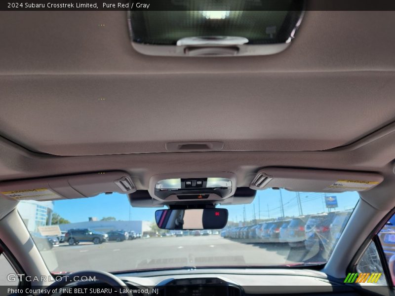 Pure Red / Gray 2024 Subaru Crosstrek Limited