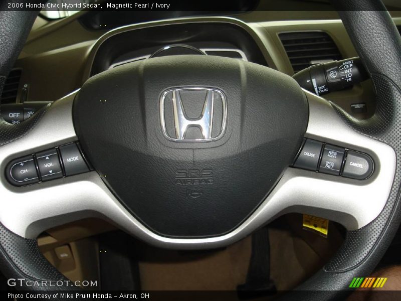 Magnetic Pearl / Ivory 2006 Honda Civic Hybrid Sedan