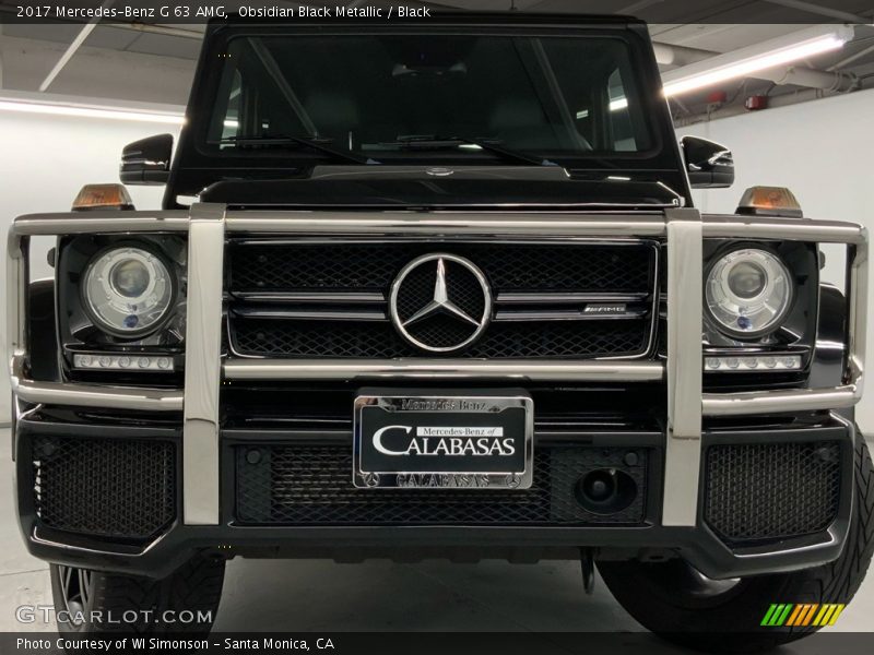 Obsidian Black Metallic / Black 2017 Mercedes-Benz G 63 AMG