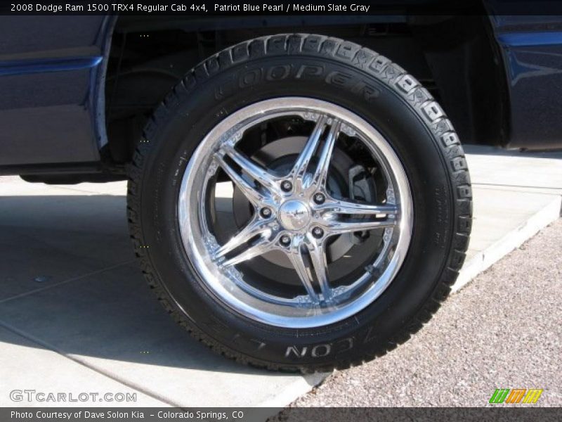 Patriot Blue Pearl / Medium Slate Gray 2008 Dodge Ram 1500 TRX4 Regular Cab 4x4