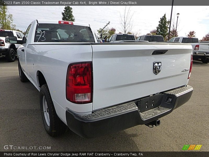 Bright White / Diesel Gray/Black 2023 Ram 1500 Classic Tradesman Regular Cab 4x4