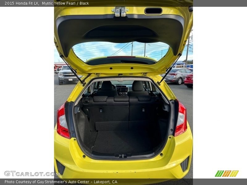 Mystic Yellow Pearl / Black 2015 Honda Fit LX