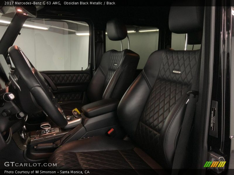 Front Seat of 2017 G 63 AMG