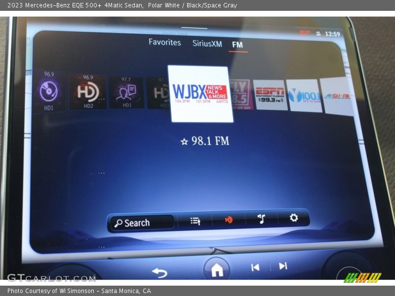 Audio System of 2023 EQE 500+ 4Matic Sedan