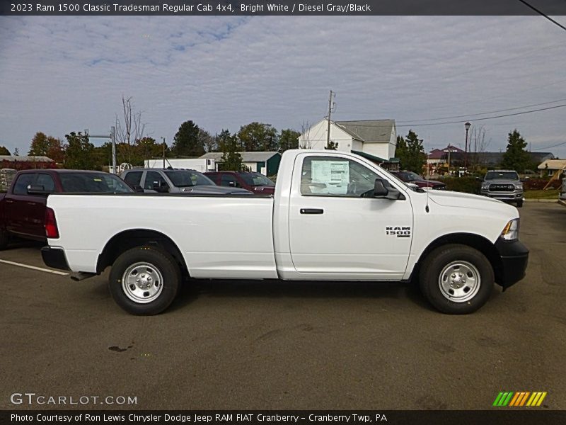 Bright White / Diesel Gray/Black 2023 Ram 1500 Classic Tradesman Regular Cab 4x4