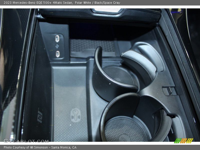 Polar White / Black/Space Gray 2023 Mercedes-Benz EQE 500+ 4Matic Sedan