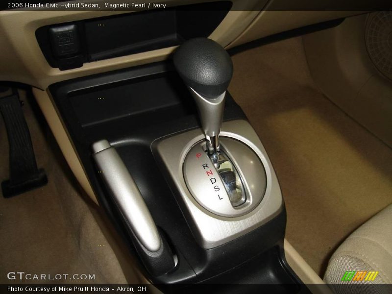 Magnetic Pearl / Ivory 2006 Honda Civic Hybrid Sedan