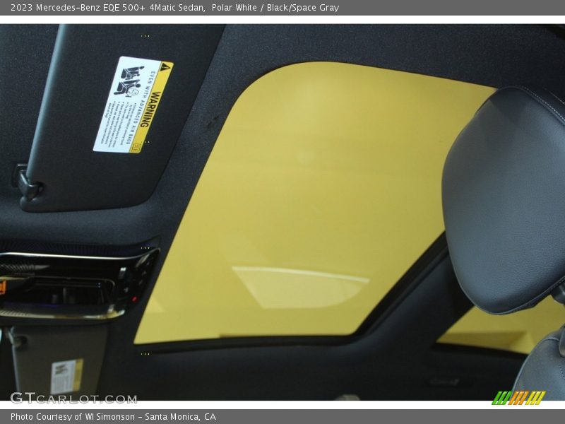 Polar White / Black/Space Gray 2023 Mercedes-Benz EQE 500+ 4Matic Sedan