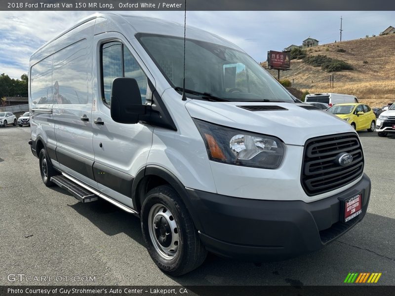 Front 3/4 View of 2018 Transit Van 150 MR Long