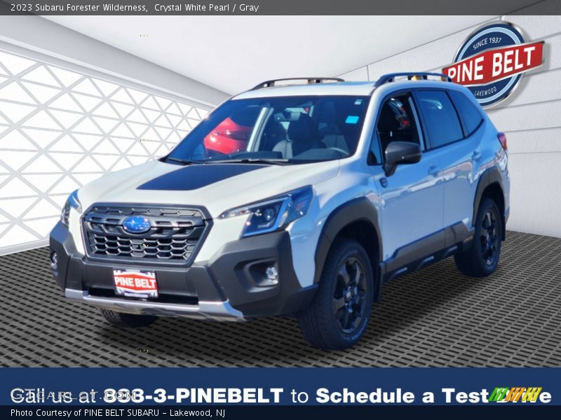Crystal White Pearl / Gray 2023 Subaru Forester Wilderness