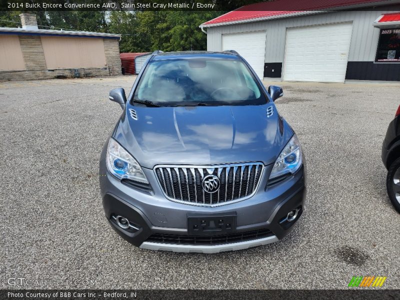 Satin Steel Gray Metallic / Ebony 2014 Buick Encore Convenience AWD