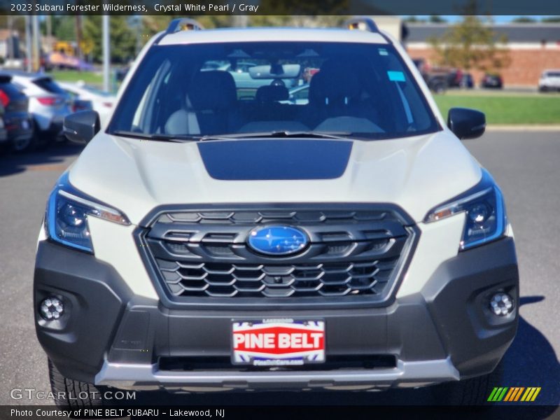 Crystal White Pearl / Gray 2023 Subaru Forester Wilderness