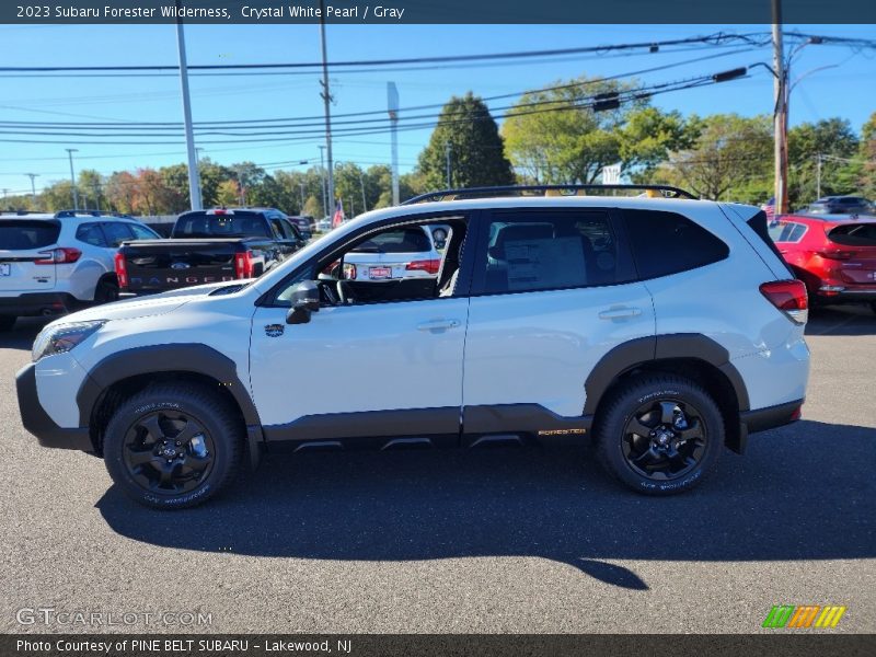 Crystal White Pearl / Gray 2023 Subaru Forester Wilderness
