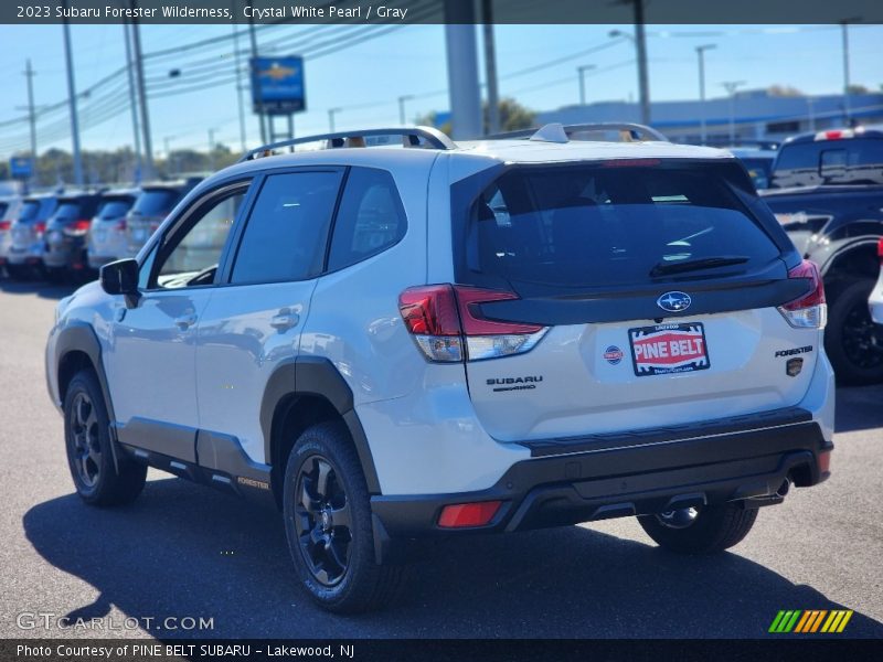Crystal White Pearl / Gray 2023 Subaru Forester Wilderness