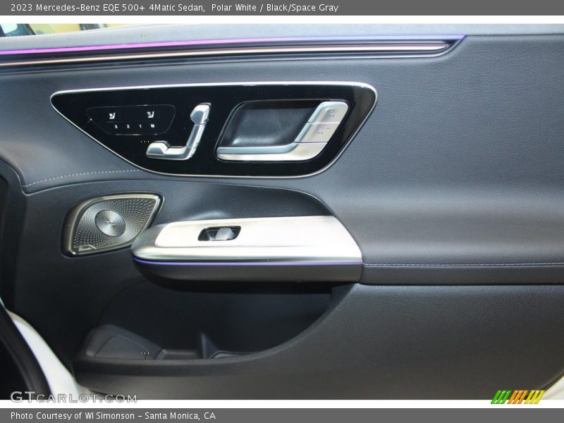 Polar White / Black/Space Gray 2023 Mercedes-Benz EQE 500+ 4Matic Sedan