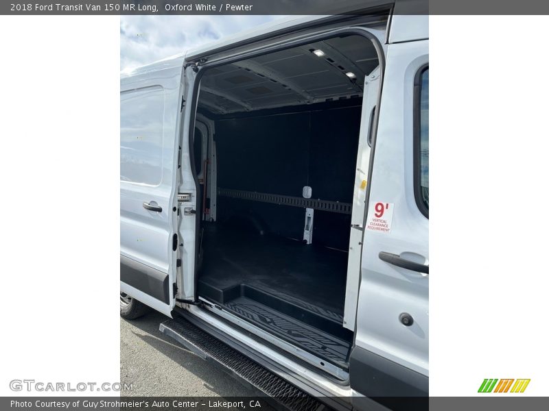 Oxford White / Pewter 2018 Ford Transit Van 150 MR Long