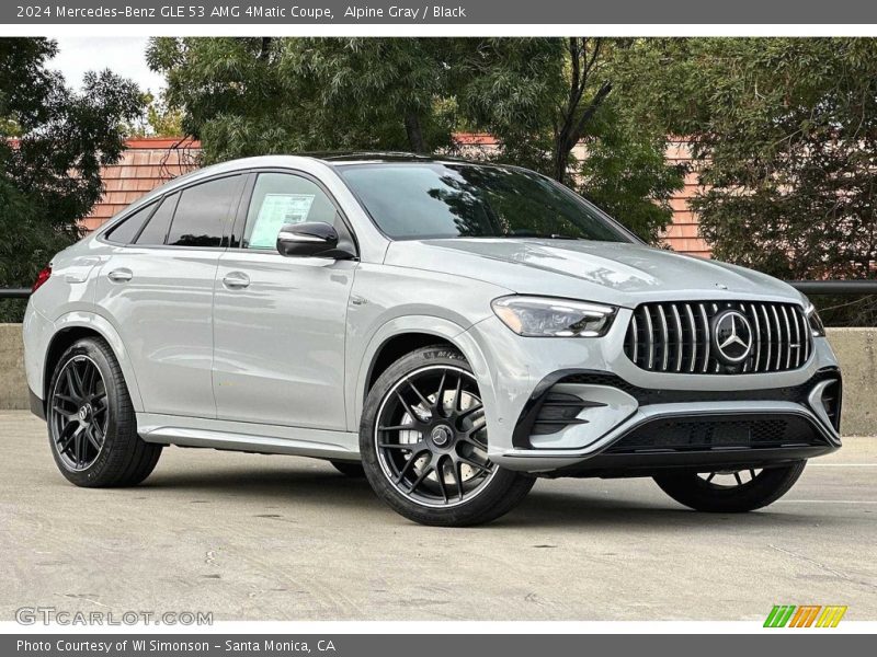 Alpine Gray / Black 2024 Mercedes-Benz GLE 53 AMG 4Matic Coupe