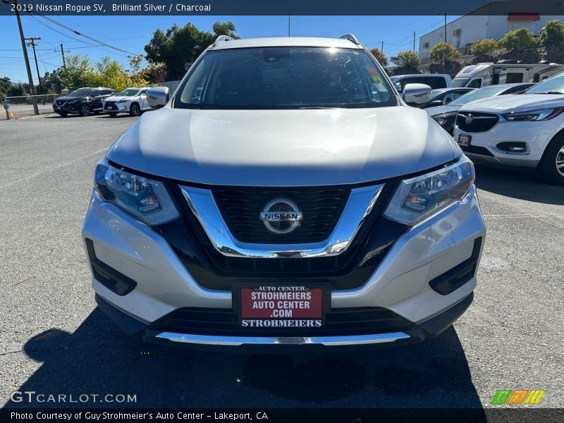 Brilliant Silver / Charcoal 2019 Nissan Rogue SV