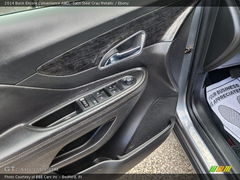 Satin Steel Gray Metallic / Ebony 2014 Buick Encore Convenience AWD
