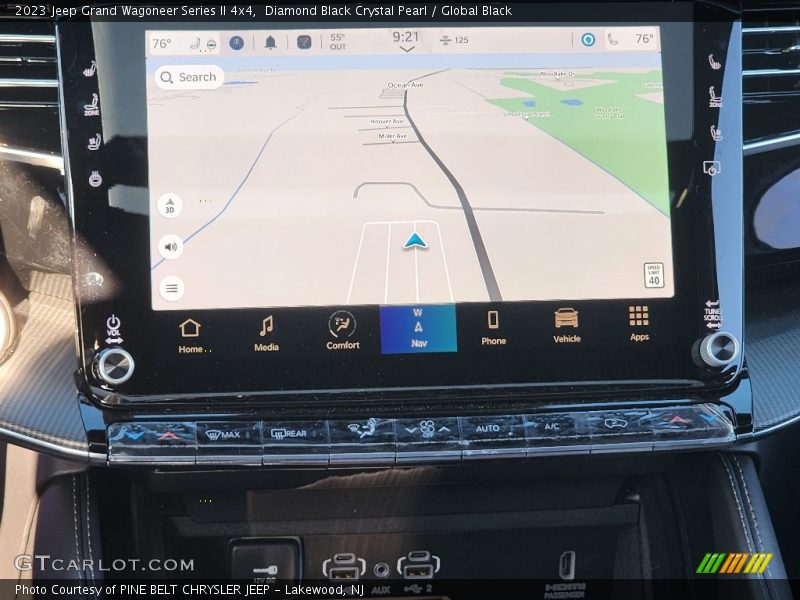Navigation of 2023 Grand Wagoneer Series II 4x4