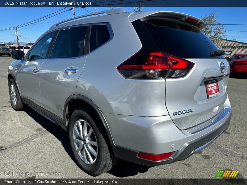 Brilliant Silver / Charcoal 2019 Nissan Rogue SV