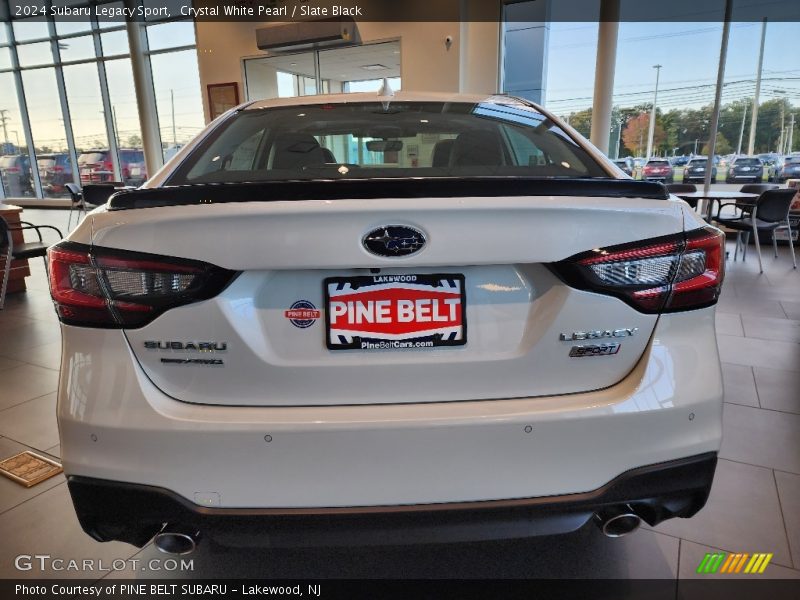 Crystal White Pearl / Slate Black 2024 Subaru Legacy Sport