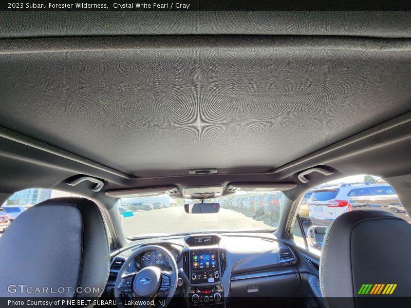 Crystal White Pearl / Gray 2023 Subaru Forester Wilderness