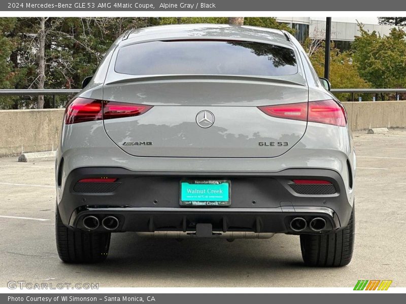Alpine Gray / Black 2024 Mercedes-Benz GLE 53 AMG 4Matic Coupe