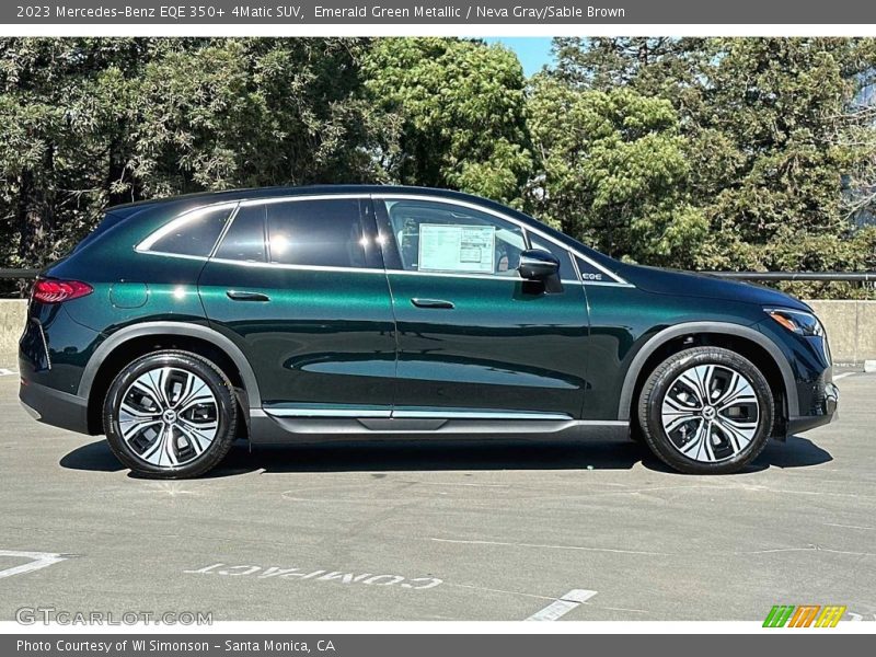  2023 EQE 350+ 4Matic SUV Emerald Green Metallic