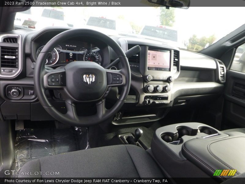 Bright White / Black 2023 Ram 2500 Tradesman Crew Cab 4x4