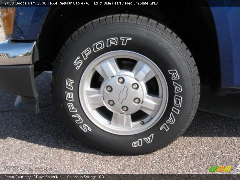 Patriot Blue Pearl / Medium Slate Gray 2008 Dodge Ram 1500 TRX4 Regular Cab 4x4