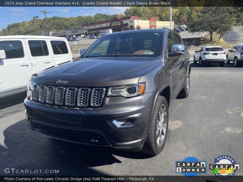 Granite Crystal Metallic / Dark Sienna Brown/Black 2020 Jeep Grand Cherokee Overland 4x4