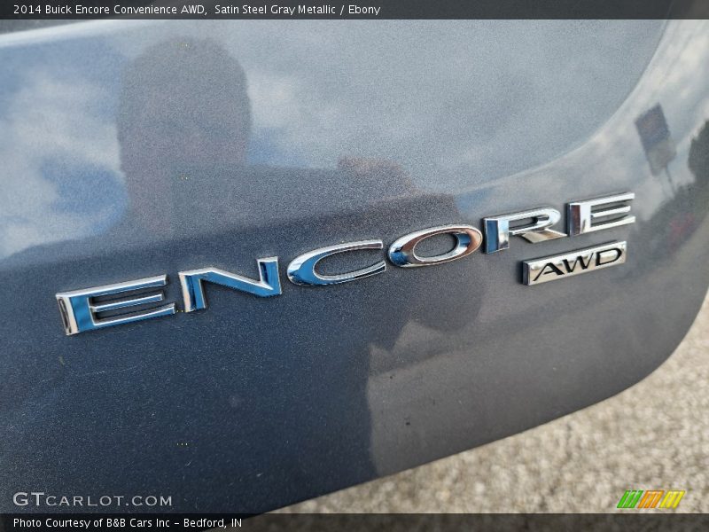 Satin Steel Gray Metallic / Ebony 2014 Buick Encore Convenience AWD