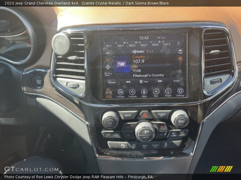 Granite Crystal Metallic / Dark Sienna Brown/Black 2020 Jeep Grand Cherokee Overland 4x4