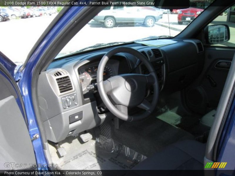 Patriot Blue Pearl / Medium Slate Gray 2008 Dodge Ram 1500 TRX4 Regular Cab 4x4