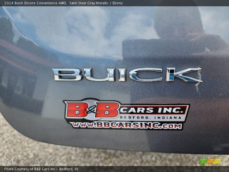 Satin Steel Gray Metallic / Ebony 2014 Buick Encore Convenience AWD