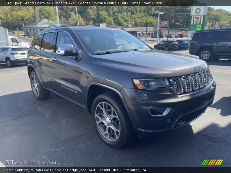 Granite Crystal Metallic / Dark Sienna Brown/Black 2020 Jeep Grand Cherokee Overland 4x4