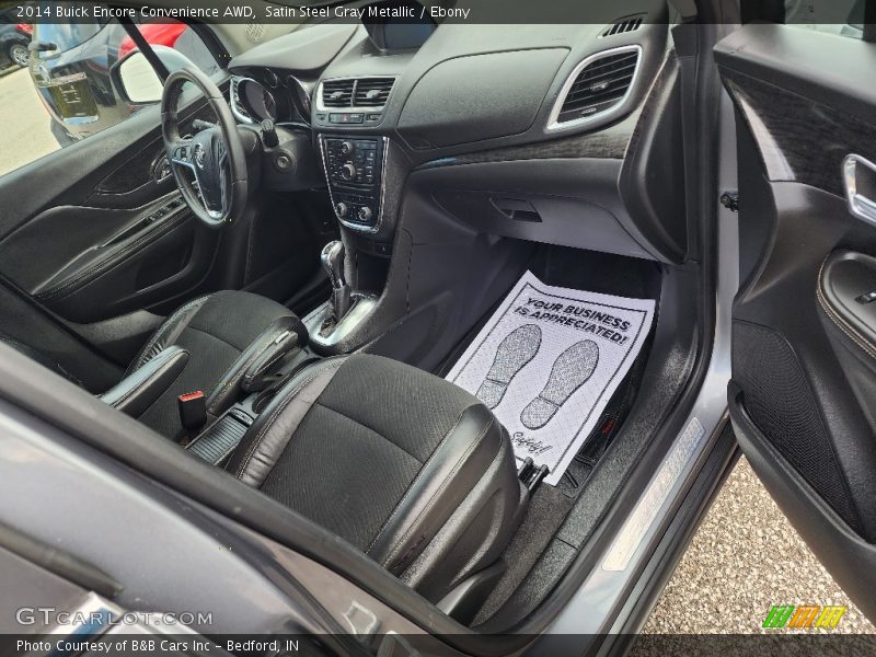 Satin Steel Gray Metallic / Ebony 2014 Buick Encore Convenience AWD