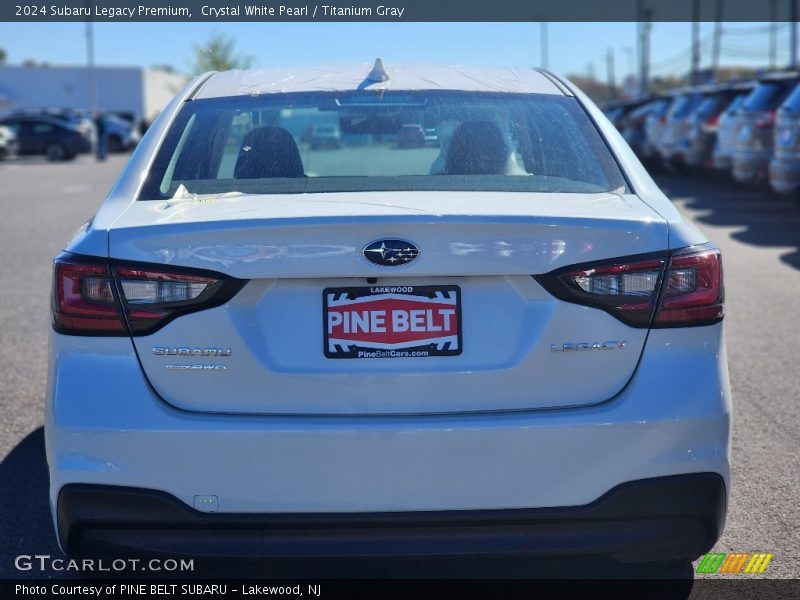 Crystal White Pearl / Titanium Gray 2024 Subaru Legacy Premium