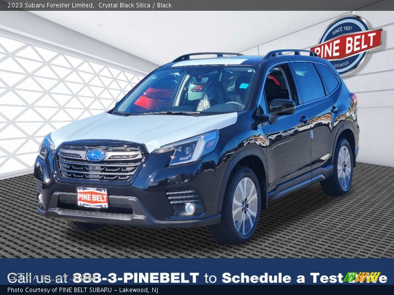 Crystal Black Silica / Black 2023 Subaru Forester Limited