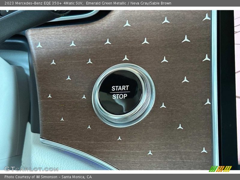 Controls of 2023 EQE 350+ 4Matic SUV