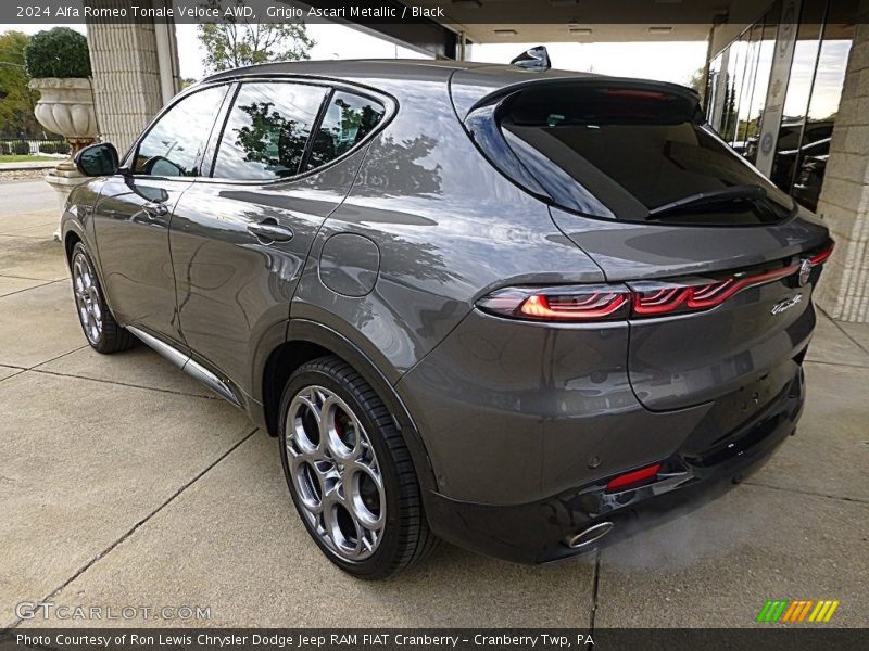 Grigio Ascari Metallic / Black 2024 Alfa Romeo Tonale Veloce AWD