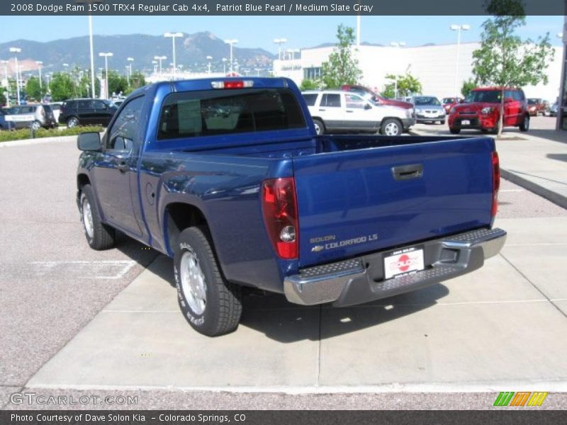 Patriot Blue Pearl / Medium Slate Gray 2008 Dodge Ram 1500 TRX4 Regular Cab 4x4