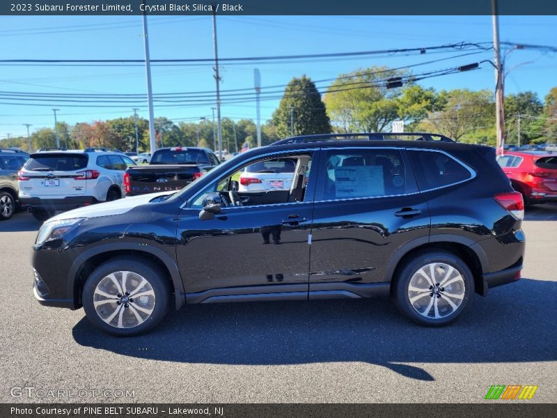 Crystal Black Silica / Black 2023 Subaru Forester Limited