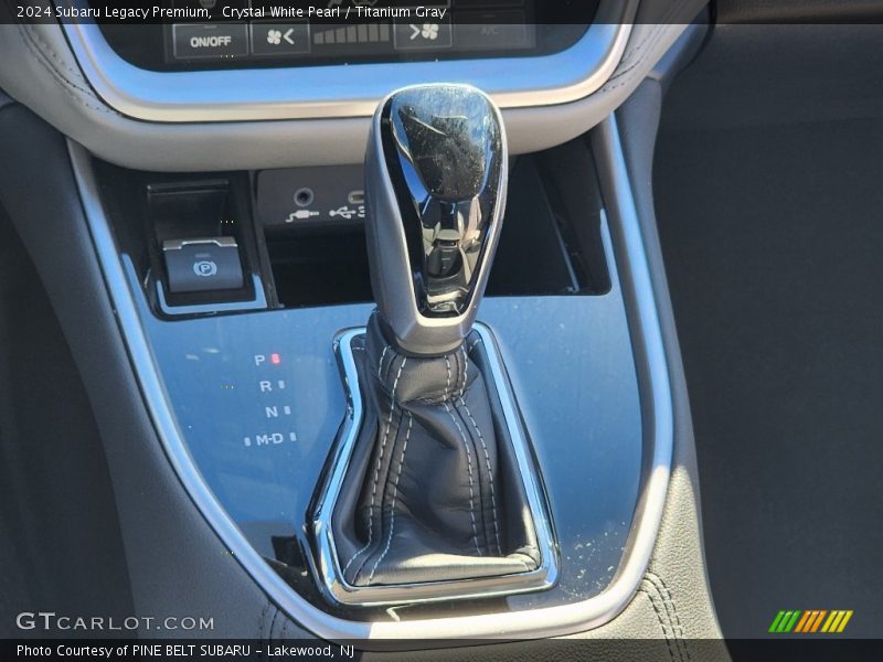 Crystal White Pearl / Titanium Gray 2024 Subaru Legacy Premium