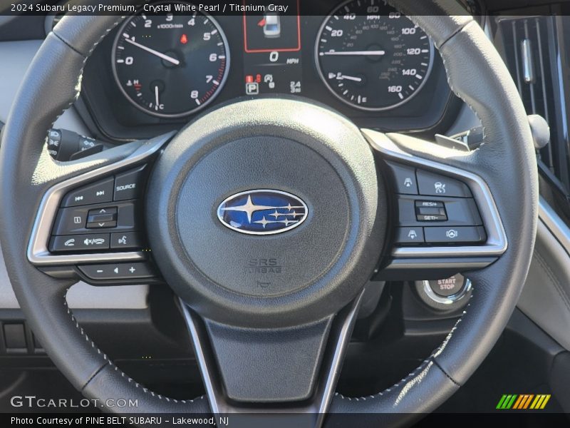 Crystal White Pearl / Titanium Gray 2024 Subaru Legacy Premium