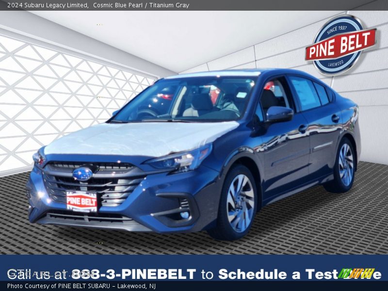 Cosmic Blue Pearl / Titanium Gray 2024 Subaru Legacy Limited