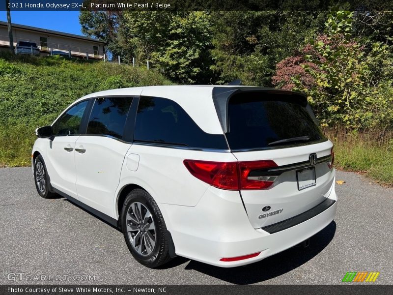  2021 Odyssey EX-L Platinum White Pearl