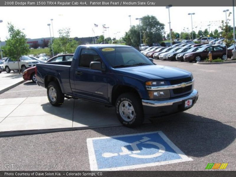 Patriot Blue Pearl / Medium Slate Gray 2008 Dodge Ram 1500 TRX4 Regular Cab 4x4